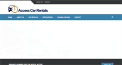 Desktop Screenshot of accesscarrentals.com